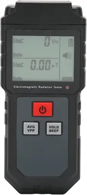 EMF Meter, Digital LCD EMF Detector with Sound-Light Alarm, Electromagnetic Fiel
