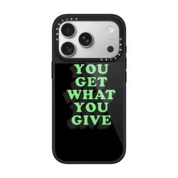 iPhone 17 Pro Glaze Case MagSafe Compatible Get What You Give by Quotes by Christie