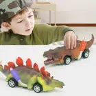 Toys Four Wheel Dino Toy Pull Back Dinosaur Model Pull Back Car Dinosaur Toy