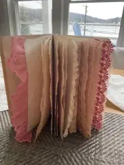 Handcrafted Shabby Chic/Vintage Lacy blank Junk Journal