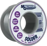 MG Chemicals 4885-227G 1/2 Lb Roll of Sn63/Pb37 (22ga) 0.032'' Rosin Flux Solder