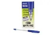 Pilot Super Grip Ballpoint Pen BPS-GP, 0.7mm, Fine Blue, 12/Box
