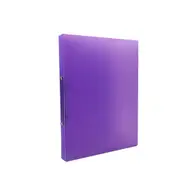 A4 Ring Binder Colorured Transparent Loose-leaf Paper File Folder Storage Supply