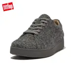 【FITFLOP】RALLY MERINO WOOL SNEAKERS運動風繫帶休閒鞋-女(灰色)