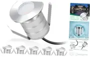 Outdoor Recessed LED Lights, Heavy Duty Soffit and Deck Lighting Flush Mount,
