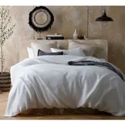 White Hemp Quilt Cover Set