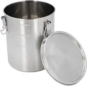 Stainless Steel Pet Food Storage Container,Versatile Leakage Proof Canister,Airtight Cat Dog Food Holder Bin for Home Kitchen Storage (2500ML)