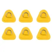 2X(6PCS D-Ring Patch for Inflatable Boat Kayak Dinghy SUP, D-Ring PVC Patch8249