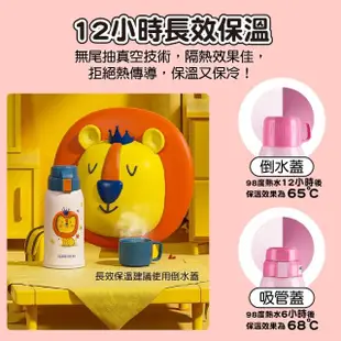 【Mua 姆兒選品】BEDDYBEAR 3D浮雕小飛象兒童保溫杯316不鏽鋼兒童水壺600ML(迪士尼水壺 不銹鋼水壺)