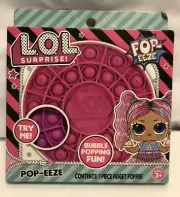 LOL Surprise POP-EEZE Fidget Popper Bubble Popping Fun Ages 3+ Pink NEW L.O.L.