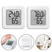 Reliable LCD Indoor Thermometer Hygrometer Set for Home Environment Care