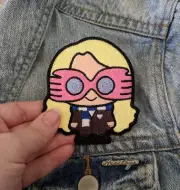HANDMADE Harry Potter Chibi - Luna Lovegood Iron On Patches MADE TO ORDER