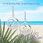 .925 Sterling Silver Cape Cod Evening Tide - Sealife Drop Earrings by LeStage