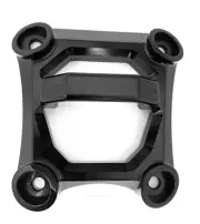 LM-UTV Polaris RZR XP1000 Turbo & Non Turbo Rear Radius Rod Pull Plate Ano Black