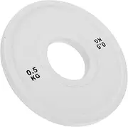WHAMVOX Virgin Rubber Bumper Plates Home Gym Weightlifting Weight Plate Holder Home Gym Strength Training 0.5kg