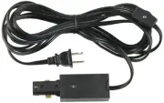 Pro Track Plug In Black 3-Foot Outlet Extension Cord