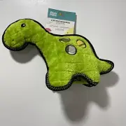 Zippy Paws Z-Stitch Grunterz Dinosaur Dino Green Plush Pet Dog Toy Durable