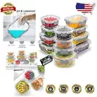 Kitchen Essential: 12 Glass Meal Prep Containers - Perfect for Meals & Leftovers