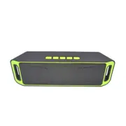 Wireless Bluetooth Speaker Column Stereo Subwoofer USB Speakers Built-in Mic Bass MP3 Player Sound Box green