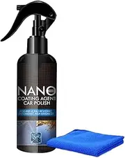 Car Coating Spray,Nano Paint Repair Spray | UV-Protection Hydrophobic Coating Agent for Headlight Marine Motorcycle RV Boat Home Glass Window Mirror Door