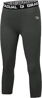 [G Gradual] Boys Compression Leggings Quick Dry Youth Basketball Football Pants Base Layer Sports Tights for Boys