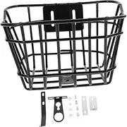 GOOHOCHY 1pc Children's Basket Bicycle Wire Basket Kids Bike Front Container Basket for Bike Kids Bike Basket Bicycle Car Bicycle Basket Universal Bike Basket Boy Iron Wire Accessories Miss
