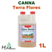 CANNA TERRA FLORES 1L HYDROPONIC BLOOM FLOWER NUTRIENTS SOIL GROW PLANTS