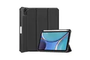 For iPad mini 6 Case,Karst Smart Folio PU Leather Case, 3-fold Cover, Black