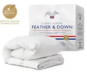 CLASSIC LUXURY FEATHER & DOWN 50% WHITE DUCK DOWN & 50% WHITE DUCK FEATHER DUVET