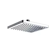 Lucite Shower Head, 200mm, Chrome
