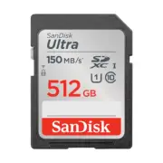 SanDisk Ultra 512GB SDHC Memory Card 150MB/s Class 10 Great for digital cameras