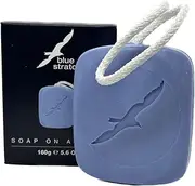 Blue Stratos Soap on a Rope, 160 g