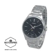 Casio Men's Analog Stainless Steel Band Watch MTPM100D-1A MTP-M100D-1A