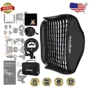Compact 24x24 Inch Studio Softbox Kit with Bowens Mount for Photographers