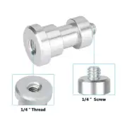 5pcs Aluminum Metal Light Stand Holder Set Featuring 4-20 Male to Female Screw