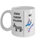 Funny Fashion Designer Coffee Mug Gift For Fashion Designer Unicorn Other