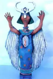 Cloth Folk Art Doll Pattern "Priestess" By Susan Barmore