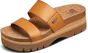 [REEF] Cushion Vista Higher Women's Platform Fashion Sandal, Arch Support, Ultra Soft Cushion Footbed