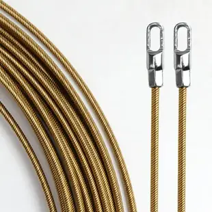 穿線器引線器頭手動鋼絲光纖暗線網線電線鋼絲繩彈簧拽線器頭子串