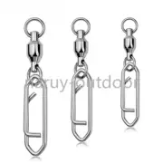 100 Pack Fishing Swivels Ball Bearing Power Fishing Clips Fishing Lure Connector