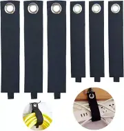 Heavy Duty Storage Straps by Yiwerder, 6 Assorted Pack 3M/3L, Hook and Loop Adju