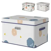 在飛比找momo購物網優惠-【樂邦】圖案掀蓋式收納箱-大款(整理箱 置物箱 衣物 衣櫥)