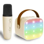 Mini Karaoke Machine for Kids Adults, Mini Portable Bluetooth Karaoke Speaker