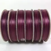 Offray Holiday Time Ribbon Burgundy 30 Feet Craft Ribbon 1/4" Wide 6 Rolls
