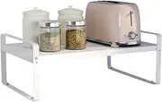 Redwestmelon Adjustable Kitchen Rack Microwave Oven Rack Worktop Free Standing Spice Rack Cabinet Bowl Tableware Storage Holder Bedroom Organiser
