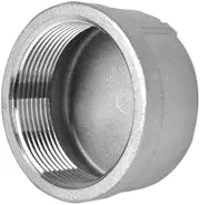 1pc BSP NPT Female Round End Cap 201 304 316 Stainless Steel Pipe Fitting Water Gas Oil(2-1/2",NPT SS304)