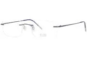 Pure Airlock Wisdom 202 424 Titanium Eyeglasses Frame Satin Navy Rimless 52mm