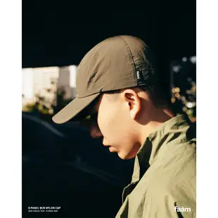 【faam】6 PANEL W/R NYLON CAP - 6 片防潑水尼龍帽 防潑水 棒球帽 2色