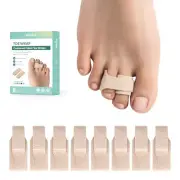 Hammer Toe Straightener - 8 Pack Broken Toe Wraps - Hammer Toe Corrector for