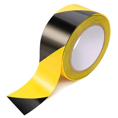 108Ft x 2" Safety Caution Tape Roll;Sticky Floor Tape for Marking Hazard Steps